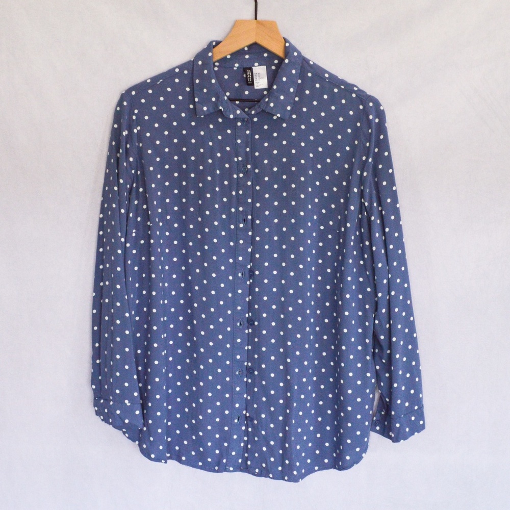 H&M Polka Dot Button Down